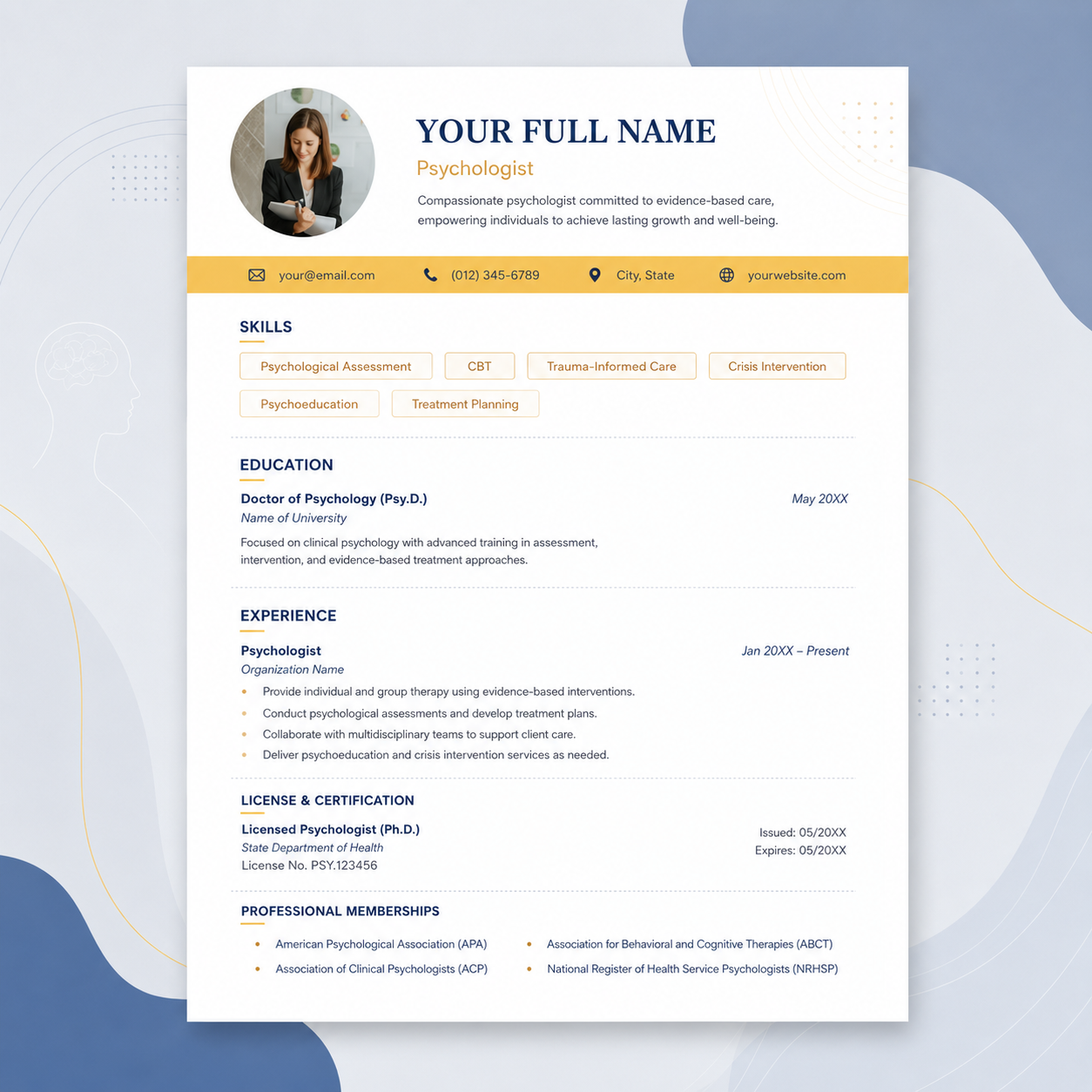 CV Layout 1